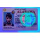 Alabama Fake id front side