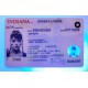 Indiana Fake id front side