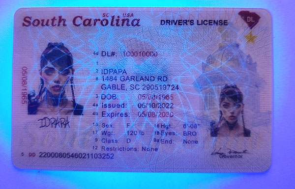 South Carolina Fake IDs