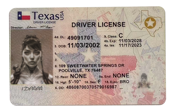 Upgrade Version Texas Scannable ID